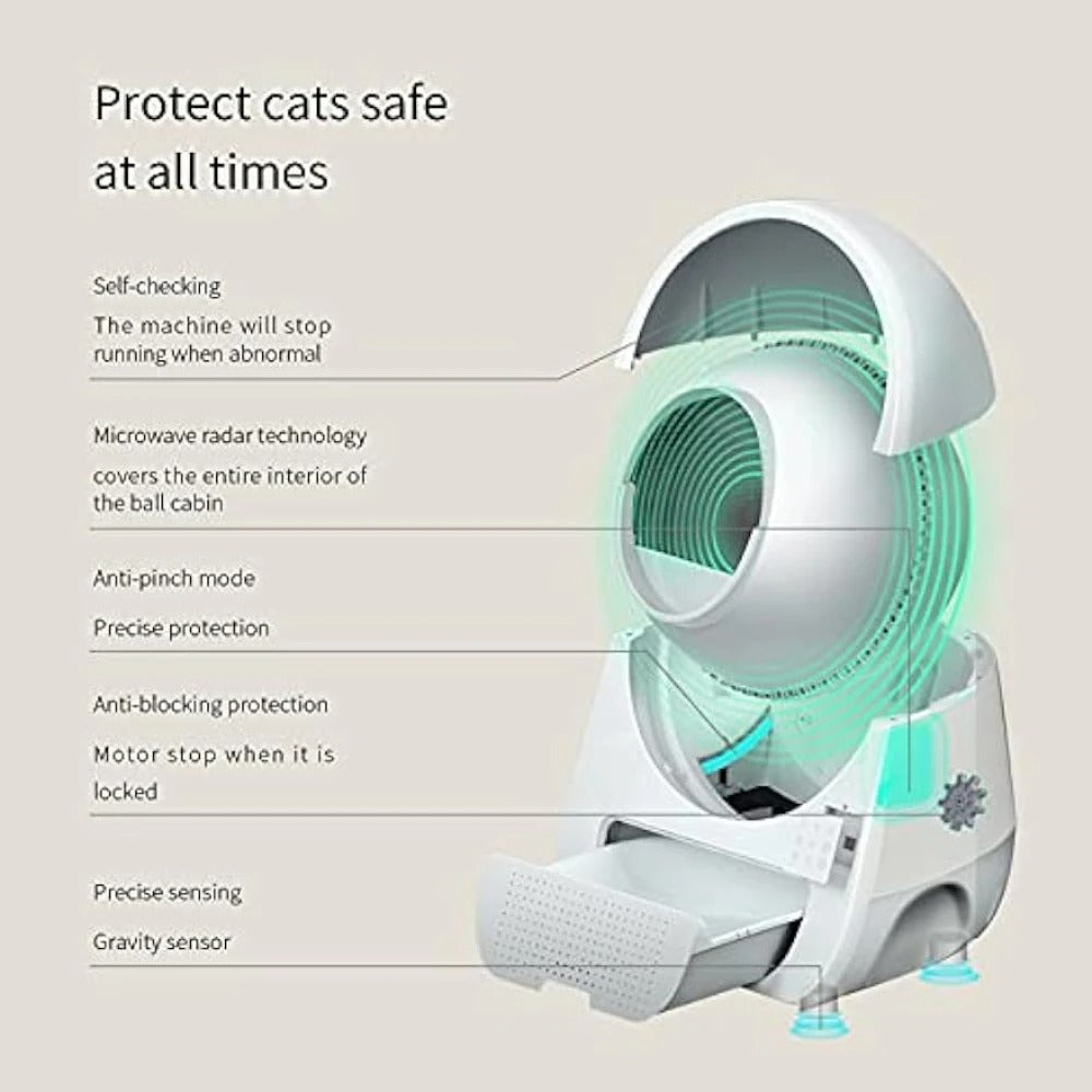 CATLINK Self Cleaning Automatic Litter Box for Cats